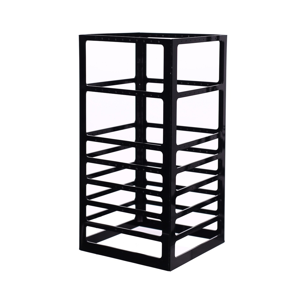BINK - Oorringendisplay, 20 x 20 x 46 cm, plexi, zwart