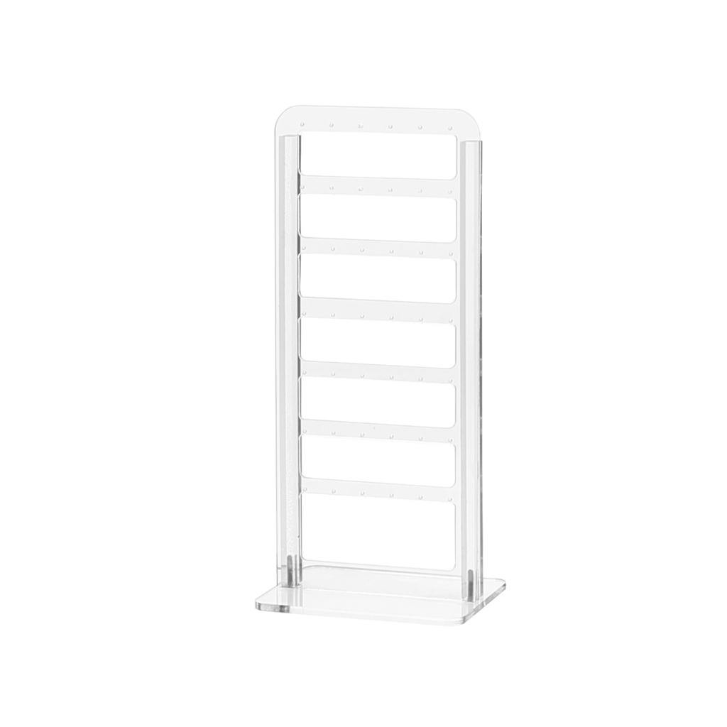 BINK - Oorringendisplay, 12 x 29 cm, plexi, transparant