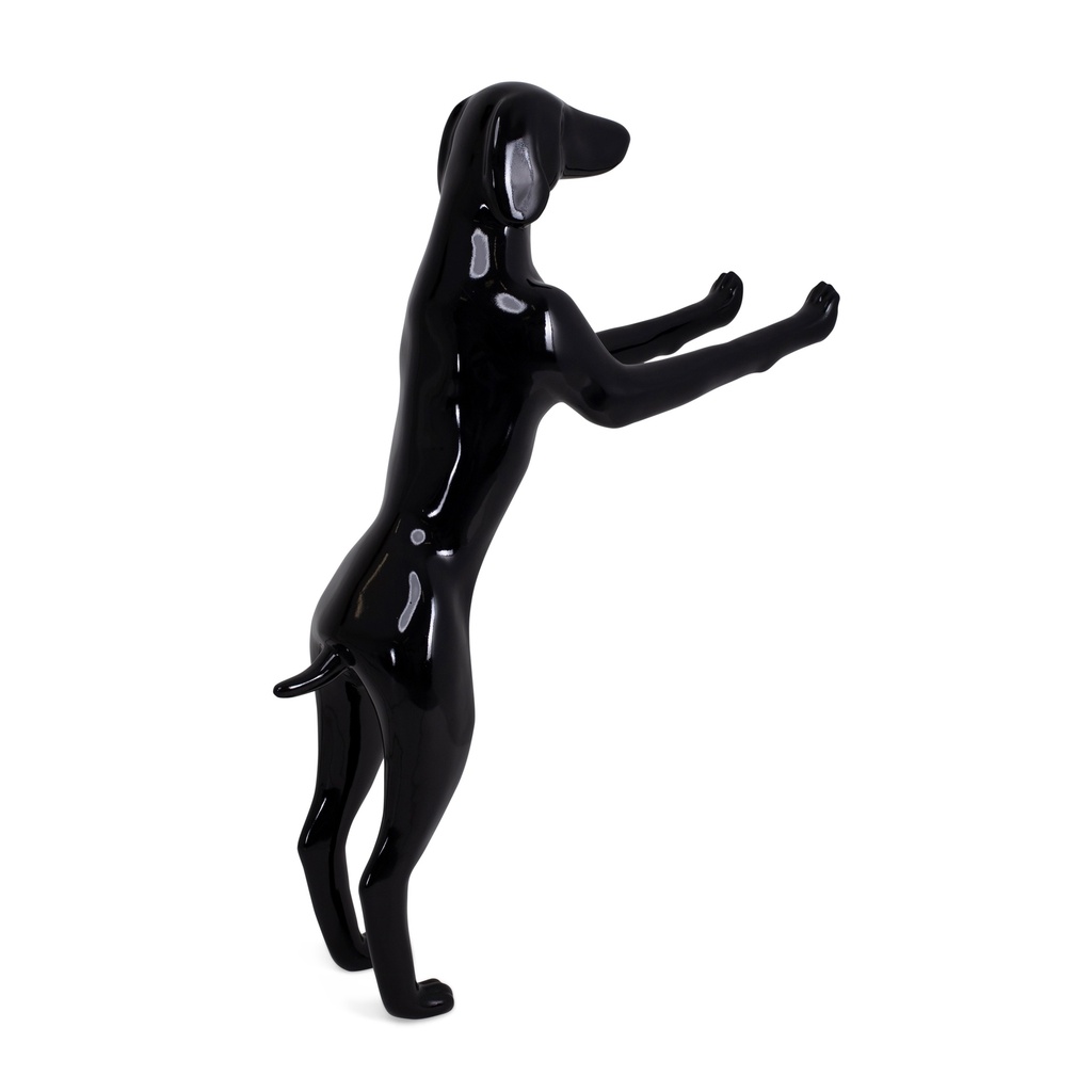 BINK - Perro erguido, negro brillante