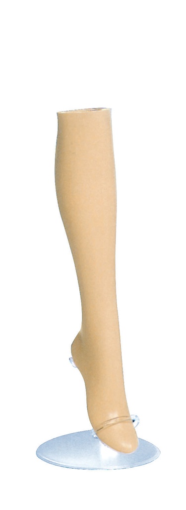 BINK - Jambe femme, modèle court, pvc, couleur chair
