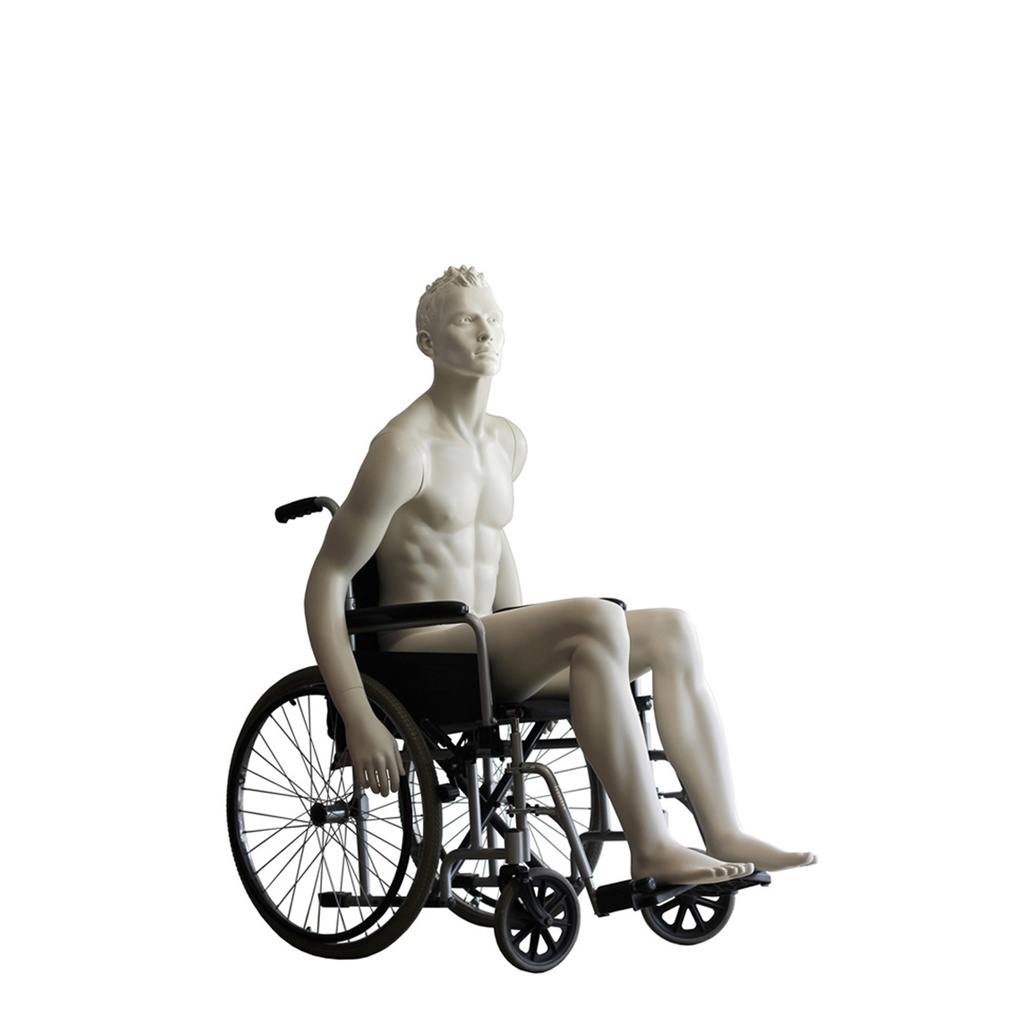 BINK - Mannequin homme, tête stylisé, orthopédique