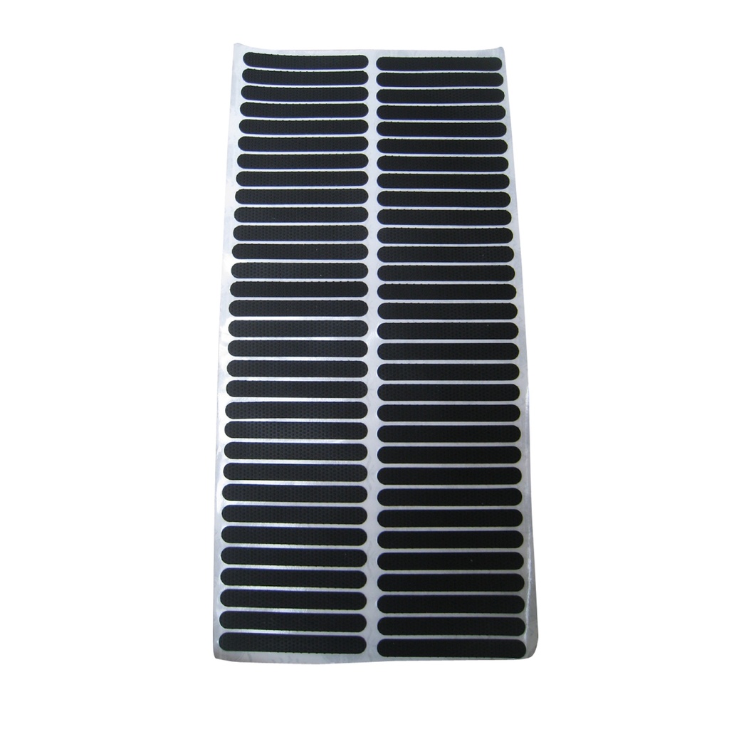 BINK - Schwarze Antirutsch-Klebestreifen für Kleiderbügel, 74 Stück/Einheit (für 37 Bügel)