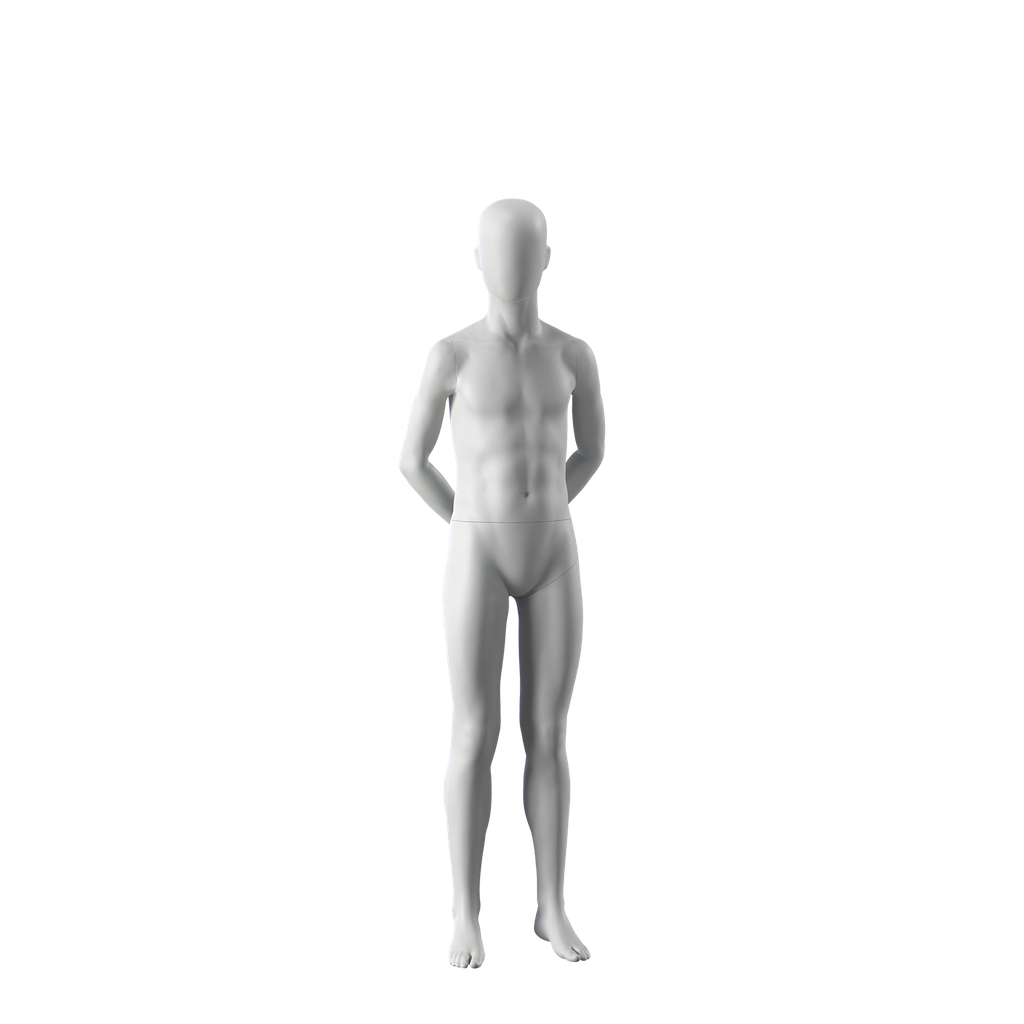 BINK - Mannequin sportif, enfant, gris, 12 ans, pose debout 605