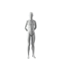 Mannequin sportif, enfant, gris, 12 ans, pose debout 605