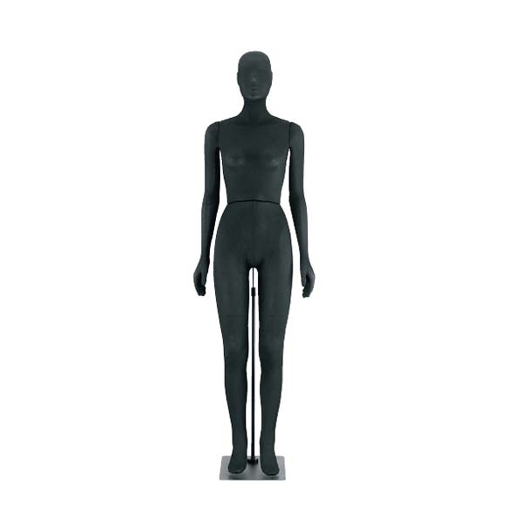 BINK - Femenino flexible maniquí, negro espuma EPP
