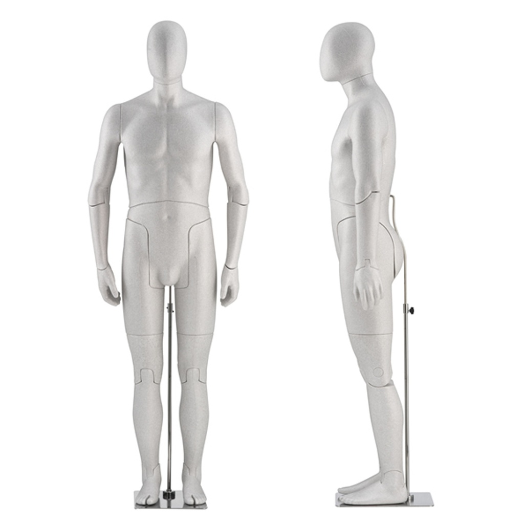 BINK - Flexibele Herrenfigur, grau polypropylen Schaum