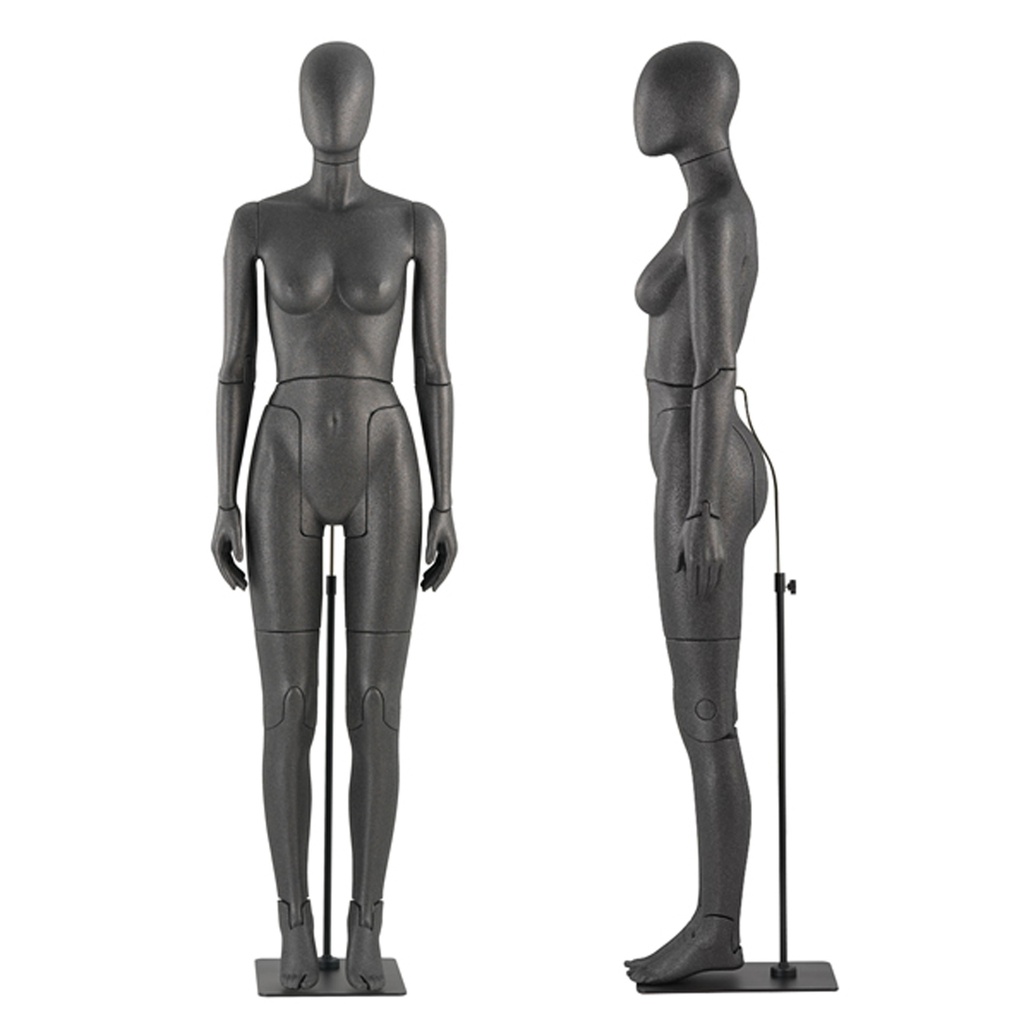 BINK - Flexibele Damenfigur, schwarz Polypropylen Schaum