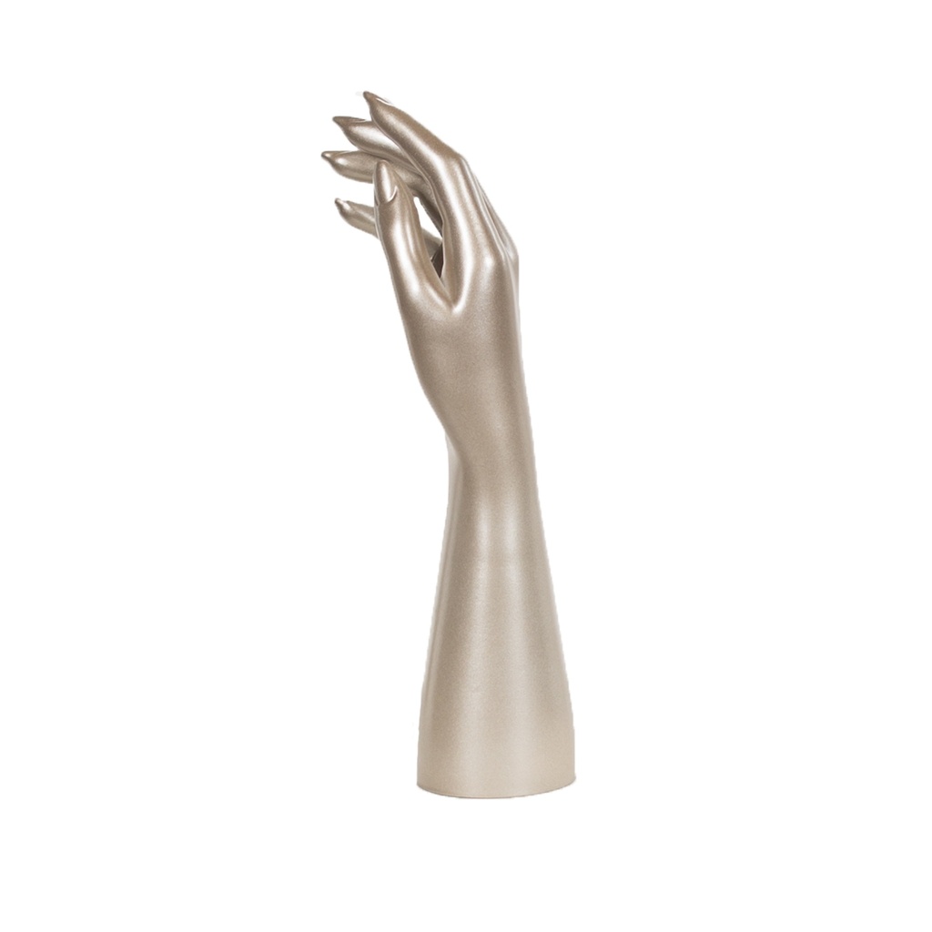 BINK - Mano expositor, FRP, metallic bronze/dorado