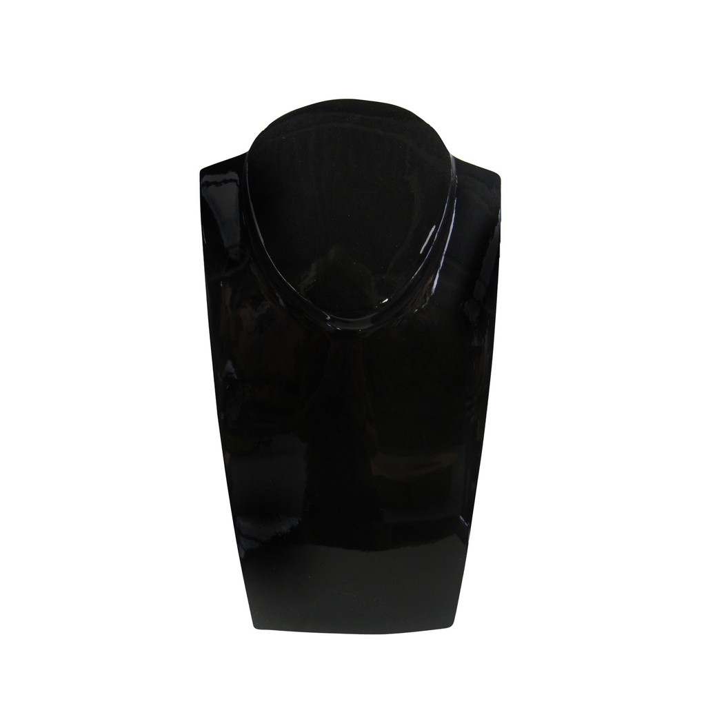 BINK - Collierhals,  hoogte 24 cm, zwart hoogglans