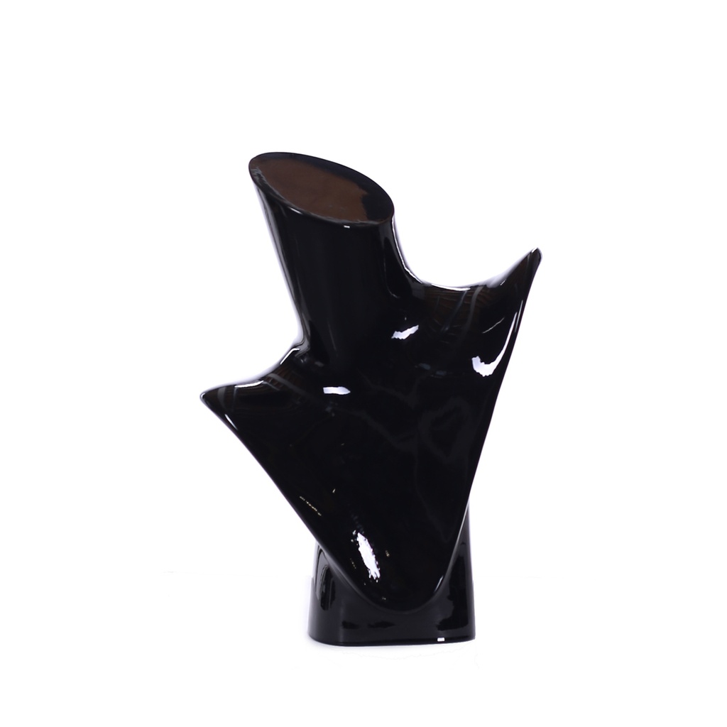 BINK - Collierhals, hoogte 36 cm, zwarte hoogglans