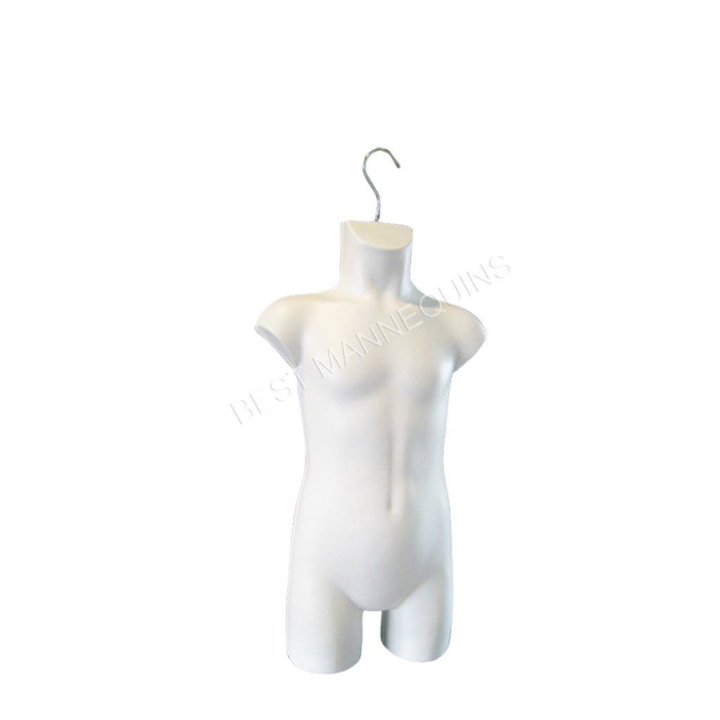 BINK - Kindertorso, 6-7 Jahre, Formen, Kunststoff, weiß