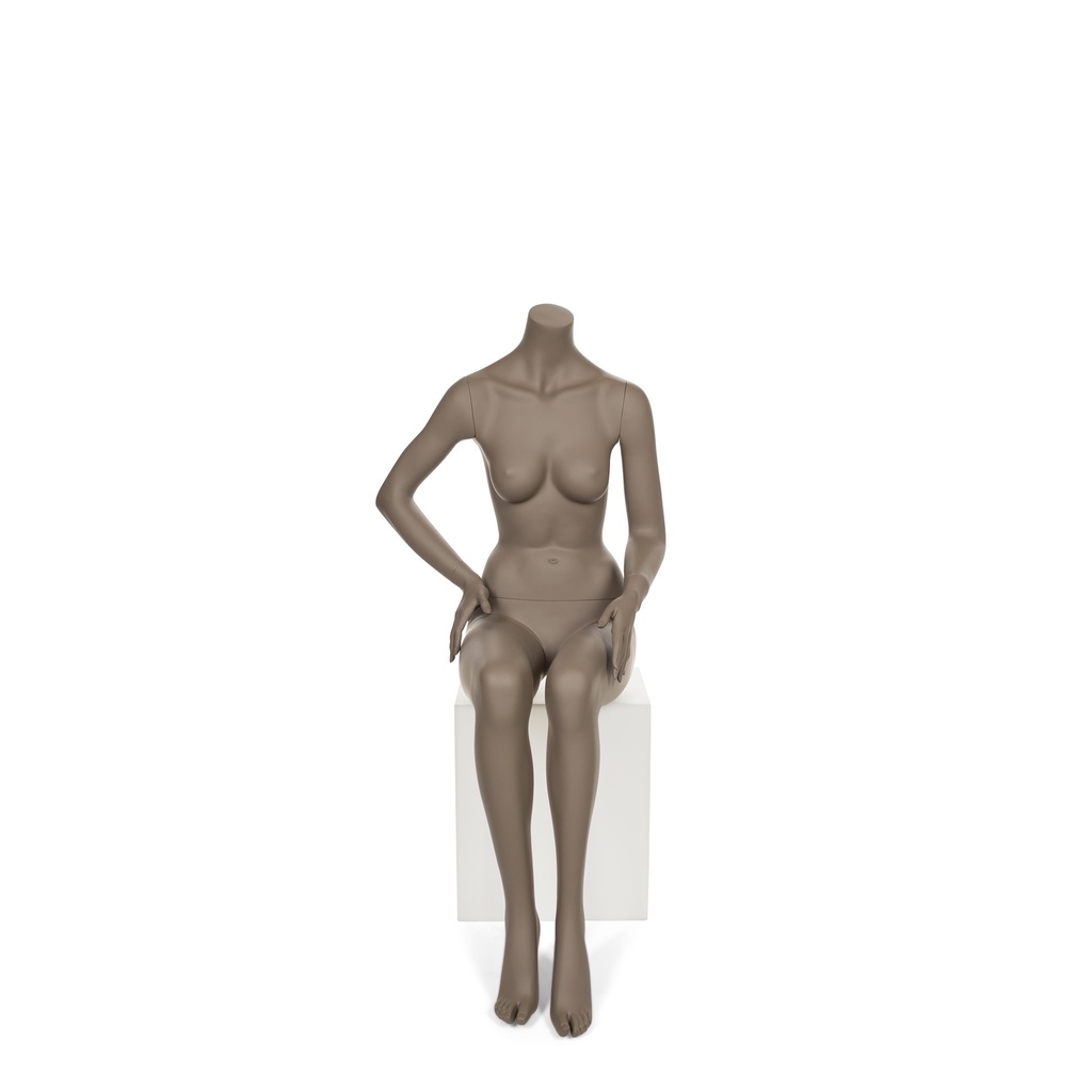 BINK - Maniquí femenino sin cabeza, Mosaique, beige gris