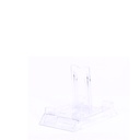 Standard réglable, acrylique transparent