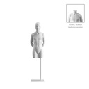 Torso infantil, 12años, blanco, incl. base, Bio FRP