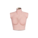Femenino torso cut below breast, B cup, silicone