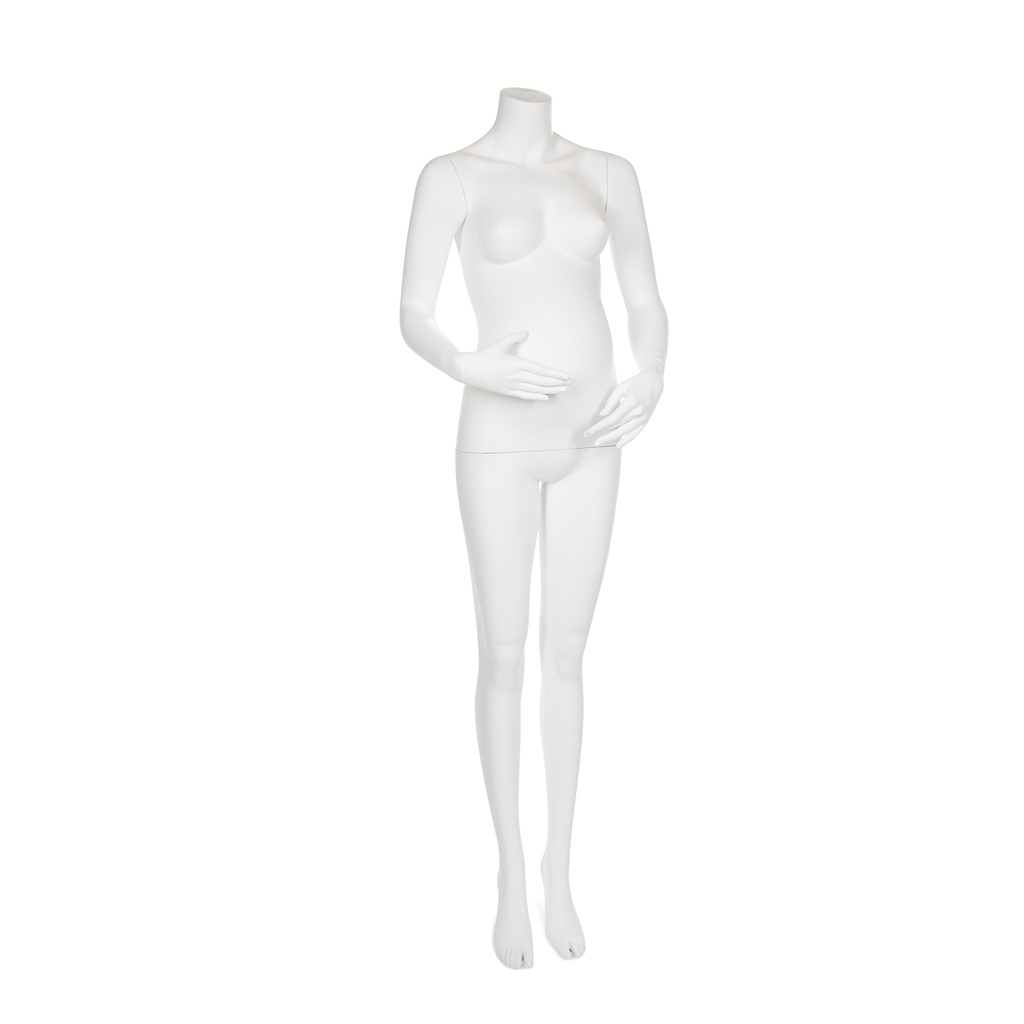 Mujer embarazada maniquí de ventana, maternidad