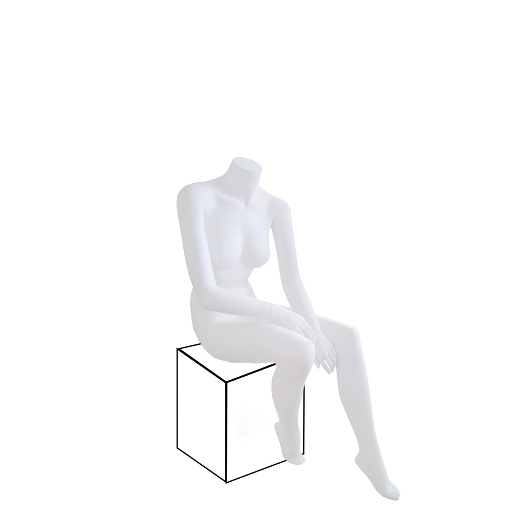 BINK - Sentado Maniquí femenino de escaparate sin cabeza, Mosaique