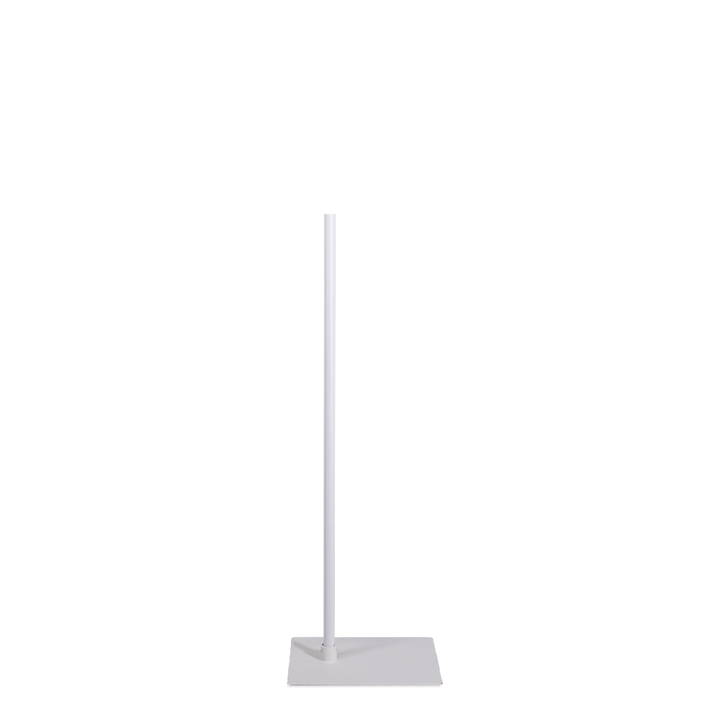 BINK - Pied pr buste enfant,  fixation hors centre, blanc