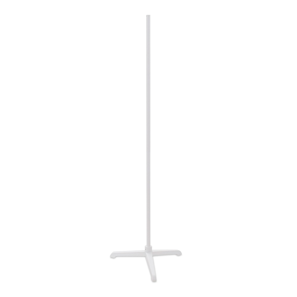 BINK - Support de buste avec connexion centrale, 110 cm, trépied, blanc