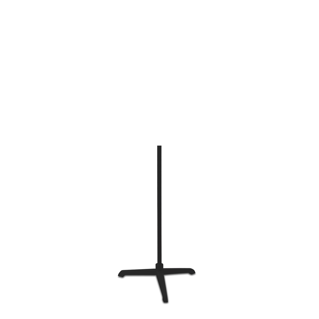 BINK - Support de buste avec connexion centrale, 55 cm, trépied, noir