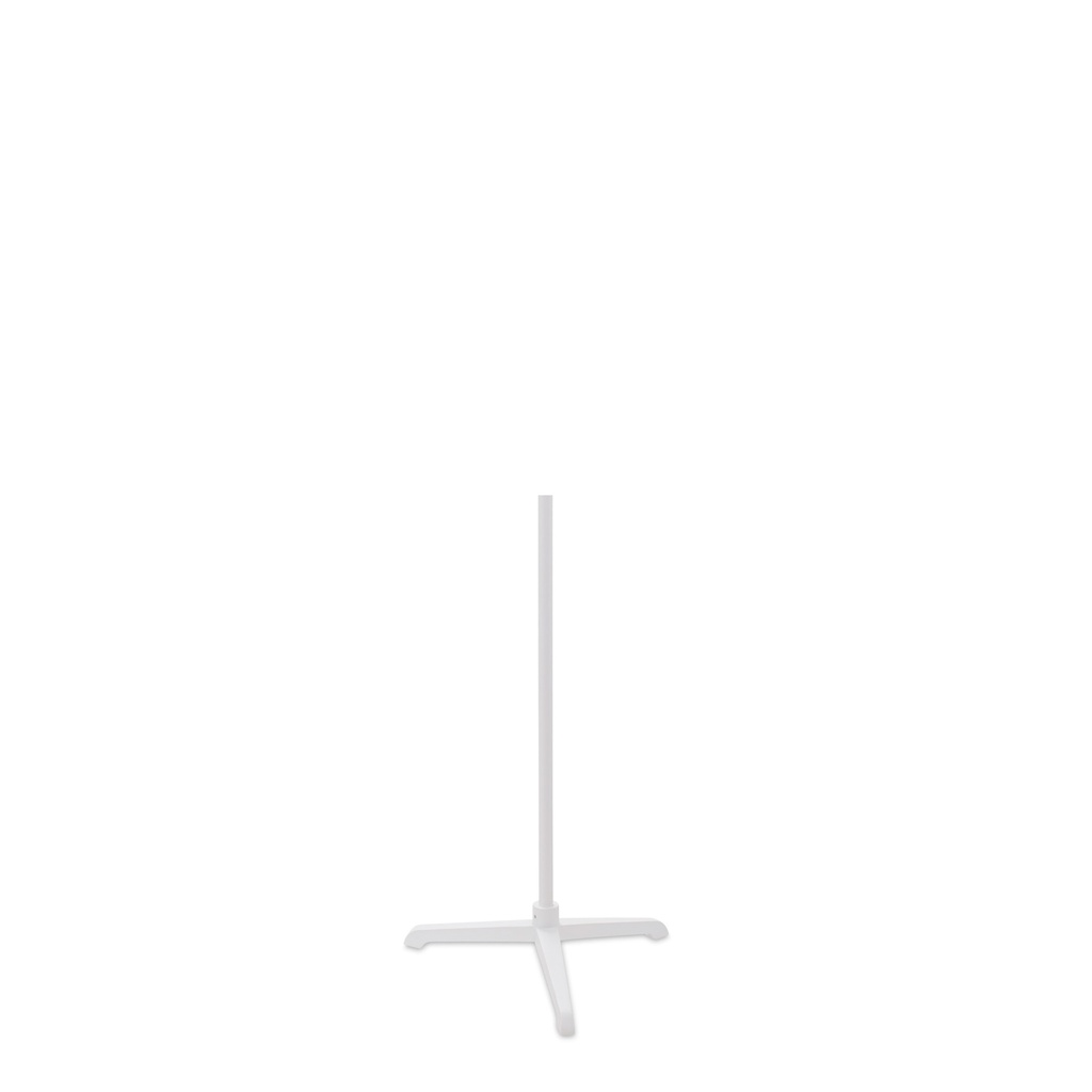 BINK - Bust stand with central connection, 55 cm, tripod, white