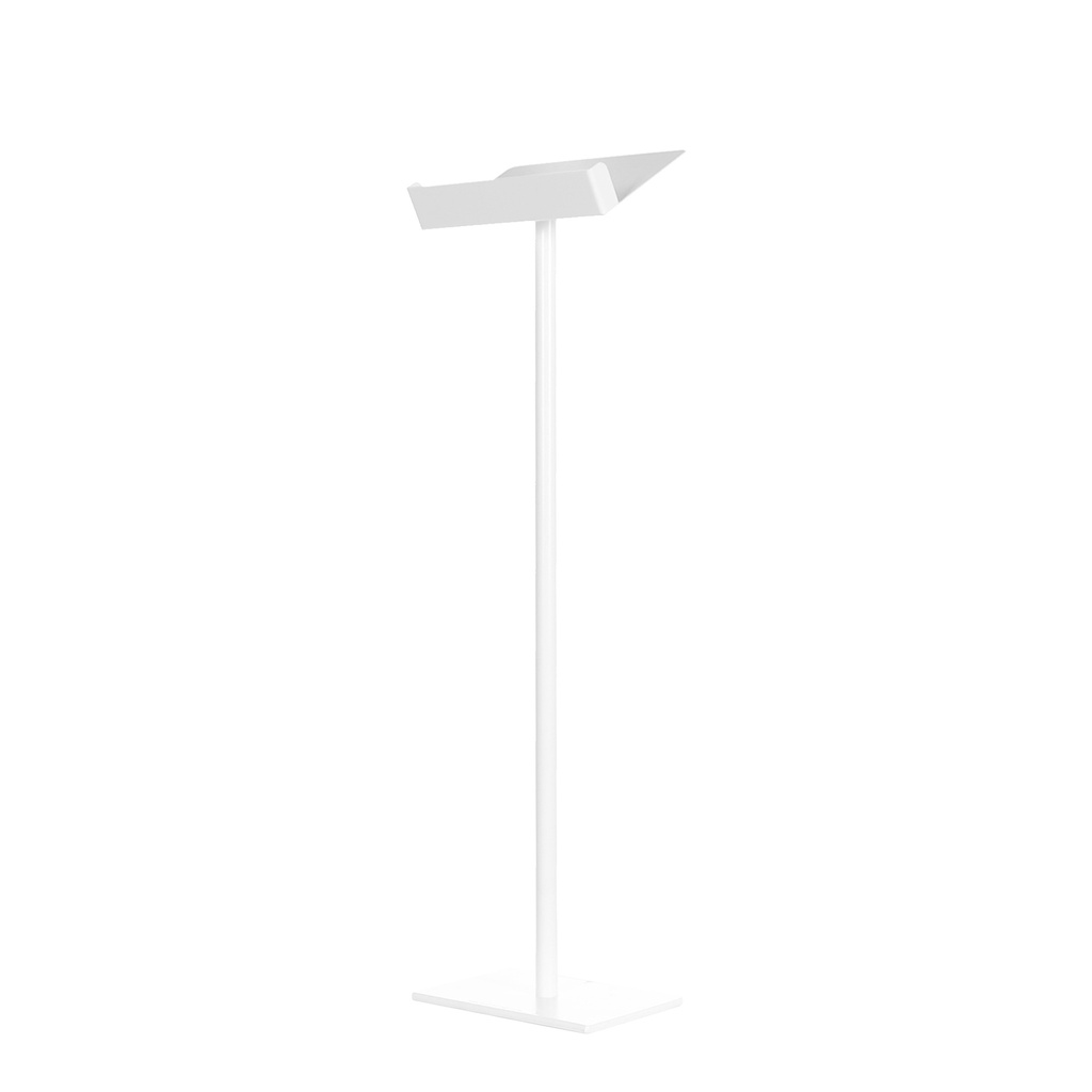 BINK - Flyer standard, altura 80 cm, powdercoated blanco