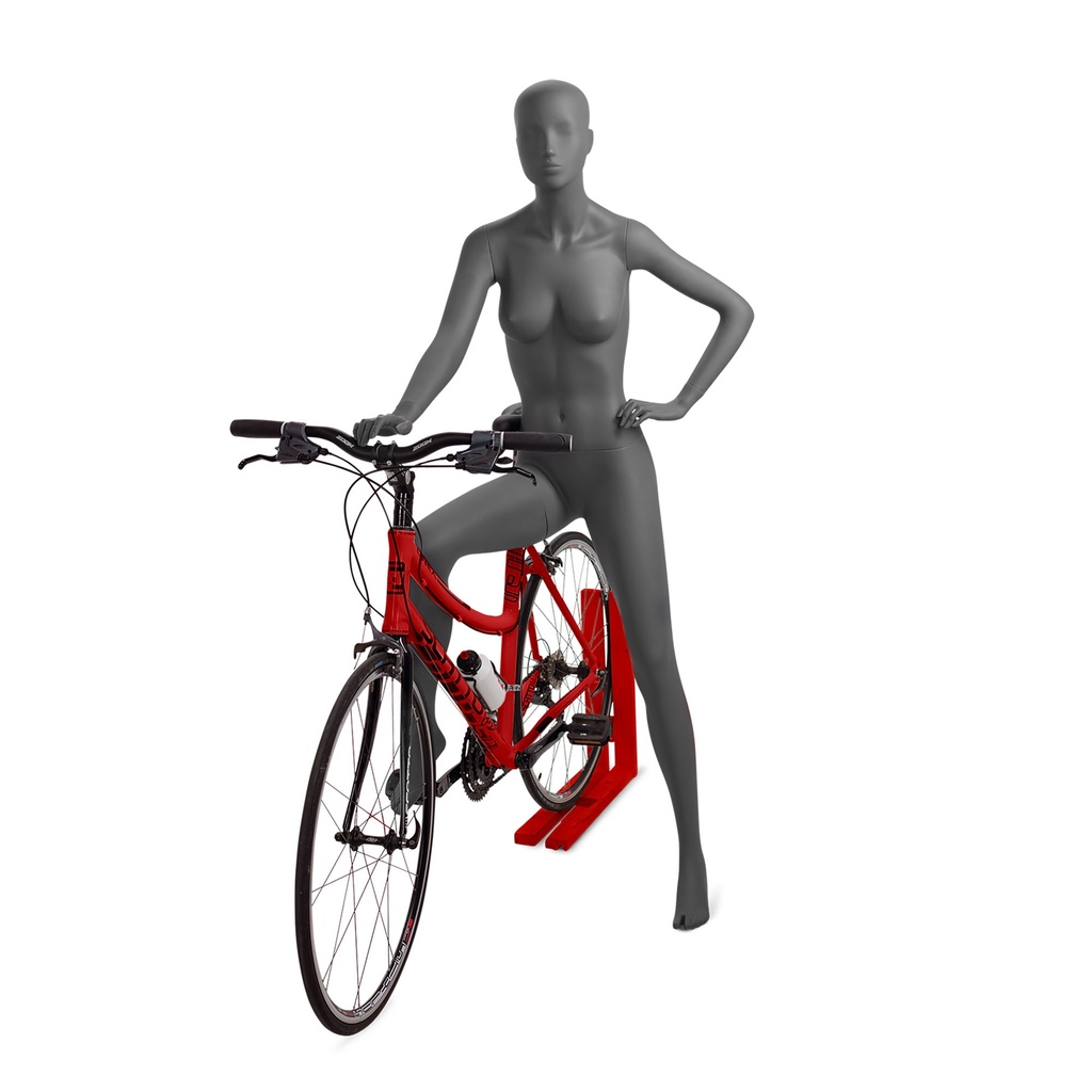 BINK - Damenfigur abstraktem Kopf, Radfahren, Top Sports