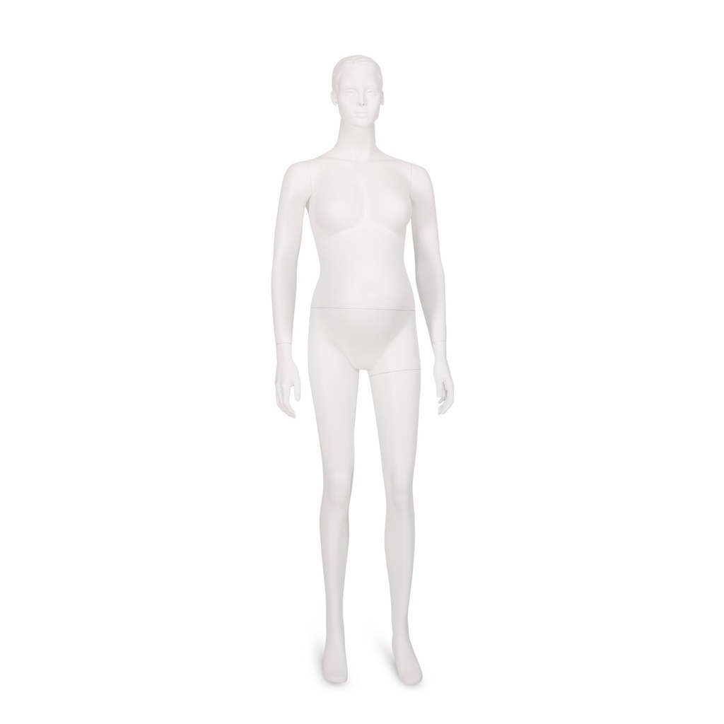 BINK - Femenino pregnant maniquí, FRP, blanco