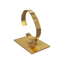 Horloge display, gouden kleur