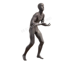 Herrenfigur abstraktem  Kopf, Sports union move