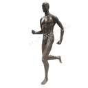 Herrenfigur abstraktem  Kopf, Sports union move