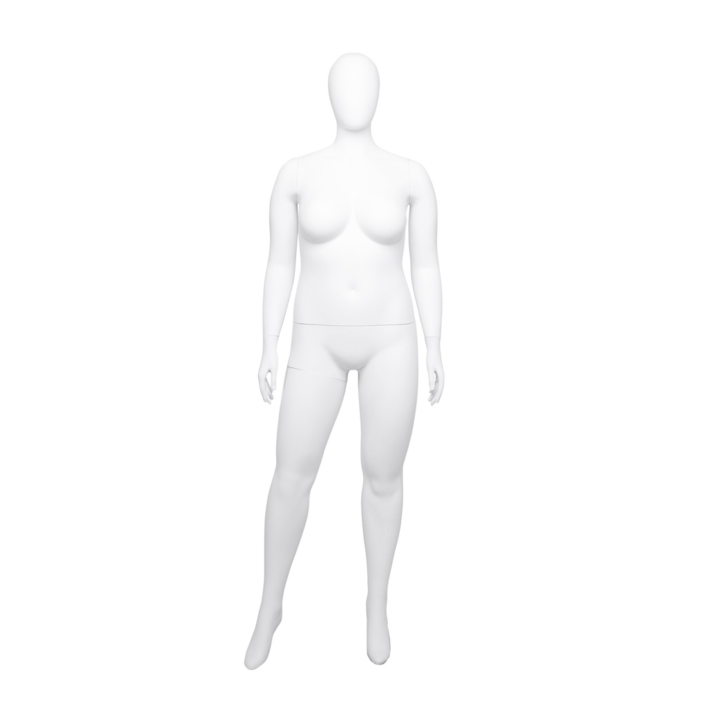BINK - Mannequin femme blanc, grande taille, EU42/44, blanc
