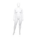 Mannequin femme blanc, grande taille, EU42/44, blanc