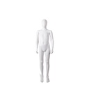 Maniquí infantil, 12 años, cabeza desmontable, blanco mate, postura de pie 24