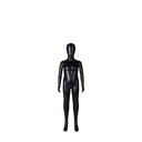 Maniquí infantil barato, 8 años, cabeza desmontable, negro mate, postura de pie 23