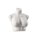 Torso de lencería, dama, copa D, blanco cálido, postura 103