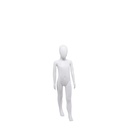 Maniquí infantil, 5 años, cabeza abstracta, blanco, postura 22BN