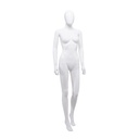 Maniquí femenino barato, cabeza desmontable, blanco mate, postura de pie 10BN