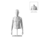Kurzer Kindertorso, 12J, weiβ, Ständer, Bio FRP