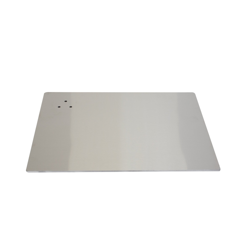 BINK - Placa base rectangular para maniquí de adulto,  acero inoxidable cepillado, Unbreakable 