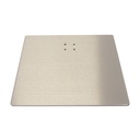 Reposapiés rectangular para espaldera, In Shape, maniquí adulto, acero inoxidable 