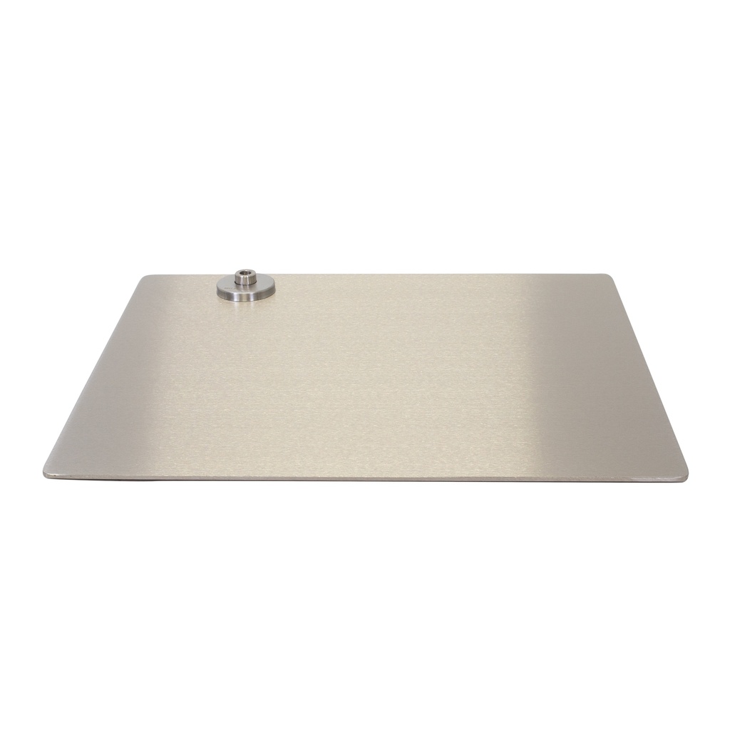 BINK - Base de maniquí rectangular 45x40 cm, acero inoxidable cepillado