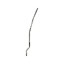 Tige au mollet, acier nickel brossé WO-CALF016_N