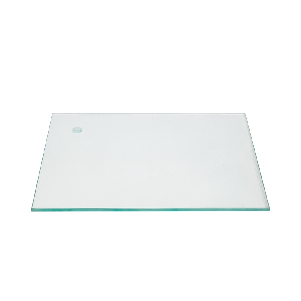 BINK - Rechthoekige voetplaat voor volwassen etalagepop, glas, Unbreakable 