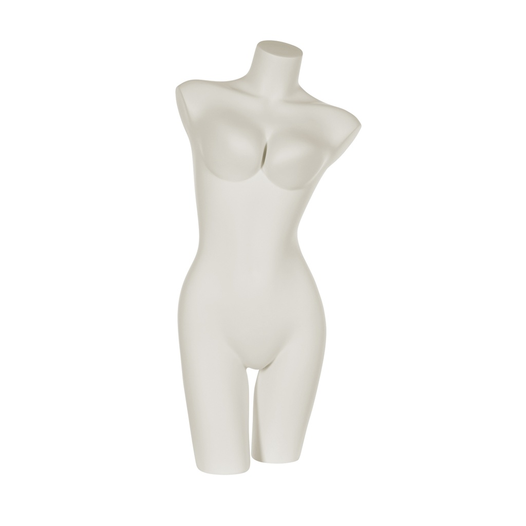 BINK - Torso femme, bonnet B push up, blanc ivoire