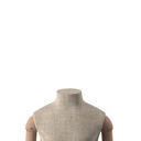 Neck block for kids mannequin 4Y, beige fabric, Maison Marlu