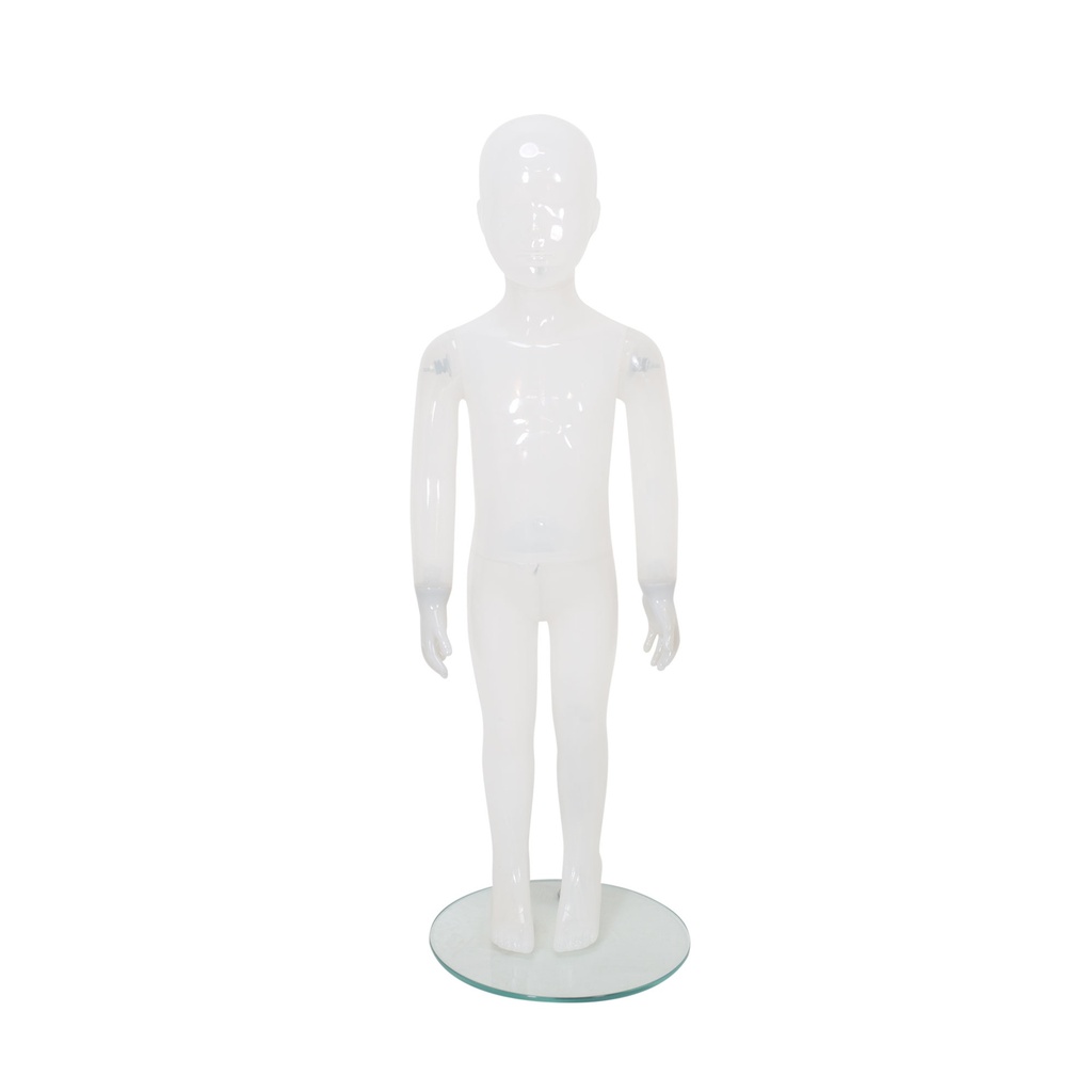 BINK - Kinder mannequin, 2 jaar, gerecycleerd kunststof, wit 