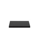 Table display for jewelry, 24 x 18 cm, in black matte MDF wood
