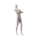 Heren mannequin, collectie NXT - gen Z, kleur lichtgrijs, staande pose 021