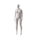 Mannequin femme grande taille, collection NXT - gen Z, couleur gris clair, pose debout 040